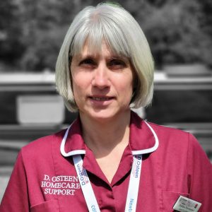 Congratulations to our April Star Carer, Debbie Parmenter from D.Osteen Homecare Support