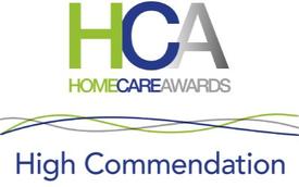 home care awards high commendation