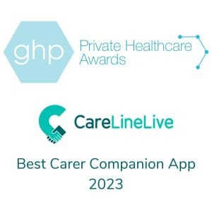 Best Carer Companion app award for CareLineLive