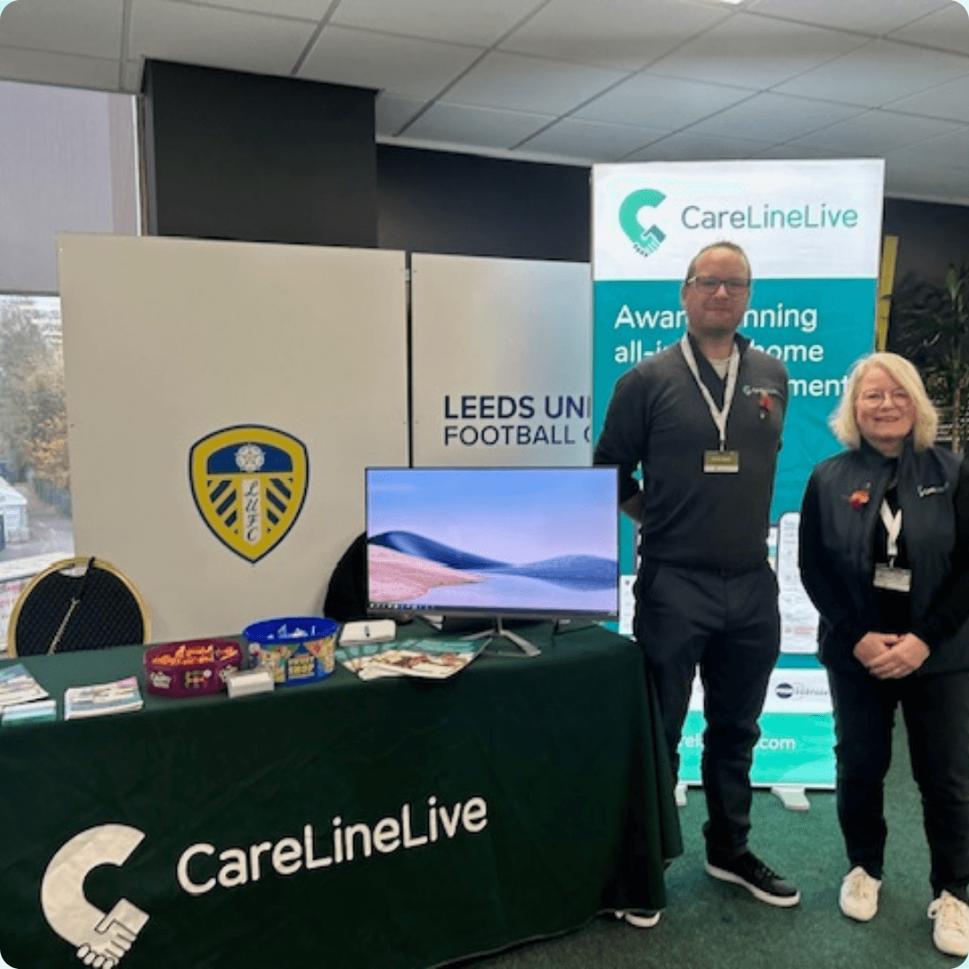 Merina and Chris at the Care Roadshow