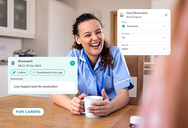 Home page hero for carers 600 oral health homecare