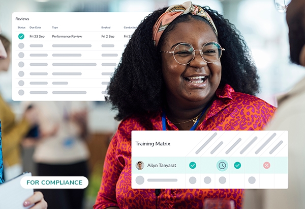 Home page hero for compliance 600 Streamlined insights reporting
