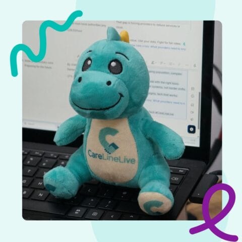 Clive digital dinosaur Meet the Team: Clive the digital dinosaur