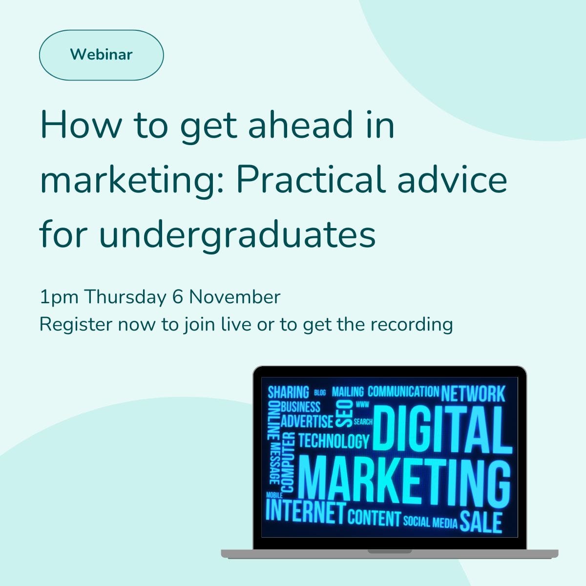 how to get ahead in marketing webinar