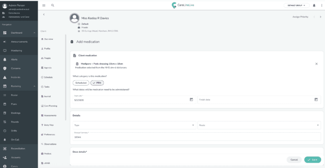 PRN medication video