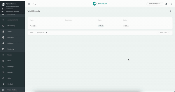 View multiple days in a round video