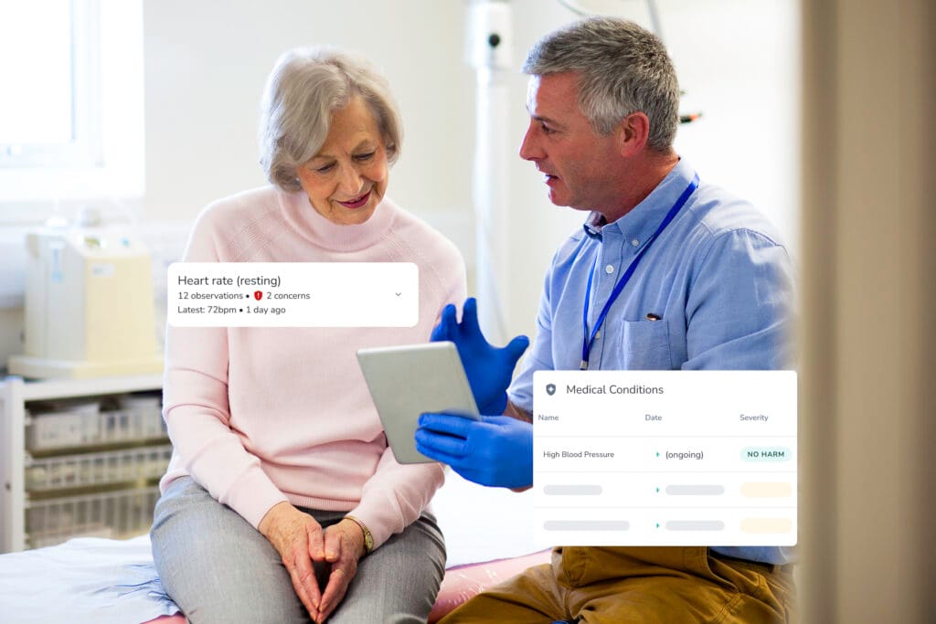 For healthcare professonals access patient data oral health homecare