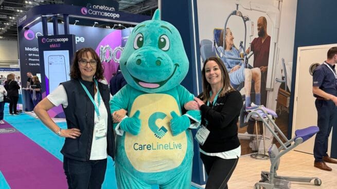 Clive at the Care Show